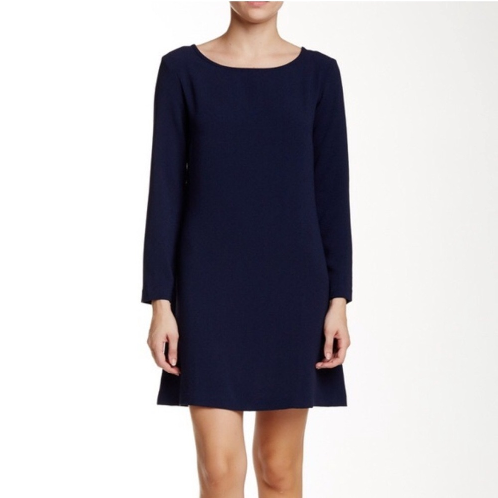 American Apparel Gia Crepe dress in Navy
